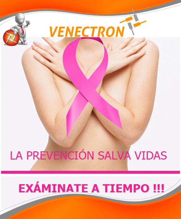 #Venectron celebra el #DiaContraelCancerdeMama Nuestro apoyo para todas ustedes! Recuerden que la clave es el diagnóstico temprano! #Tocate