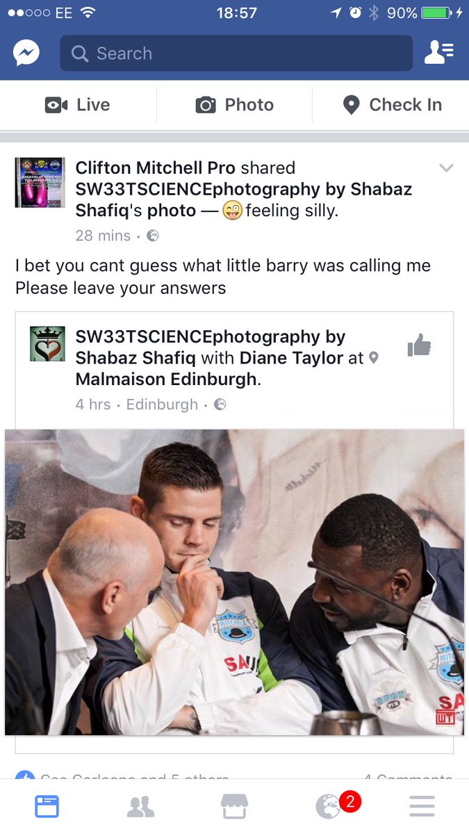 boxingsecurity's tweet photo. Anyone that knows my boss @mrcliftonm will know that he's the biggest windup merchant in  world ..and he got good old bazza biting today 😂😂 https://t.co/A3sTZ6RJsQ
