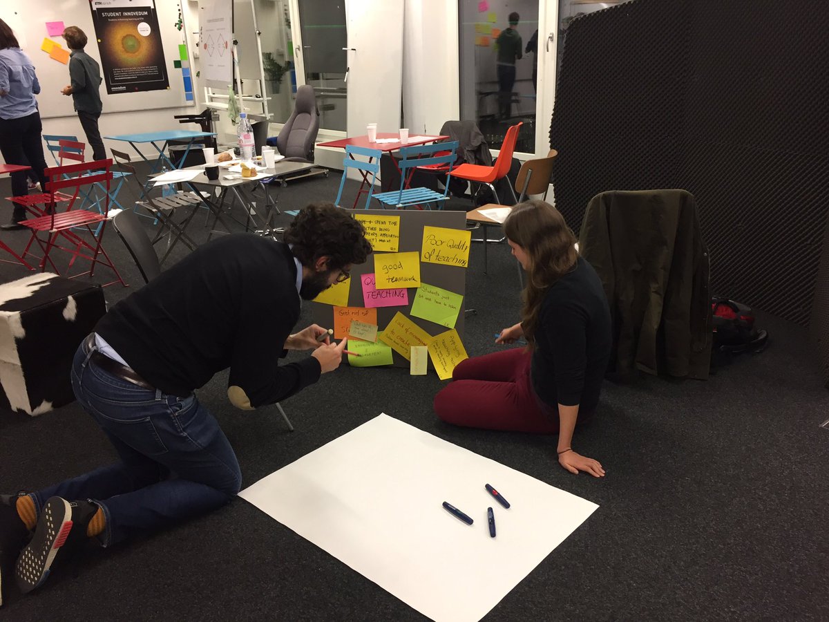 Student hard at working doing rich pictures of the problem statements #designthinking #studentinnovedum