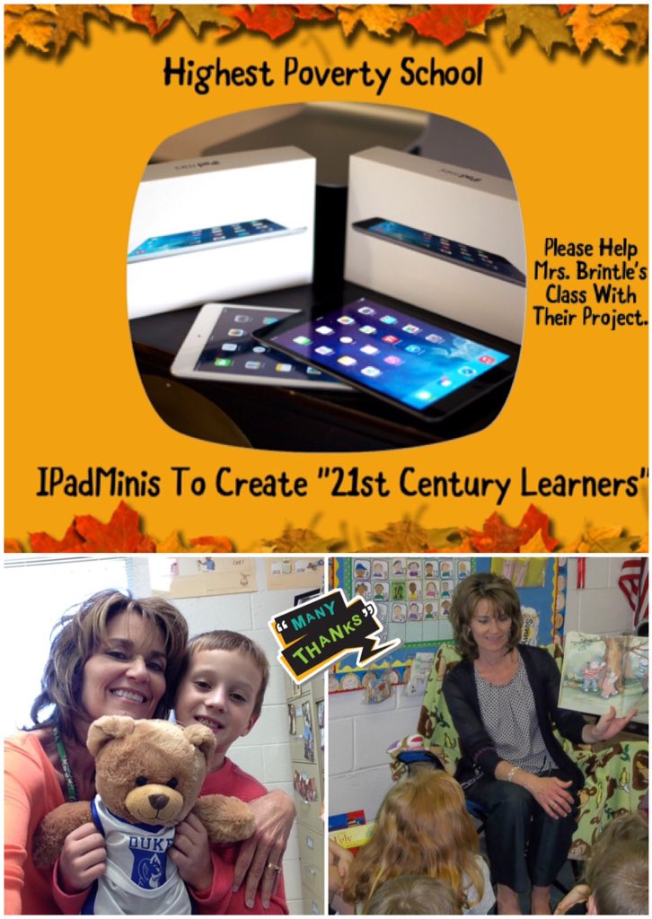 SHEILAMCHONE's tweet photo. Only $230 to go! Be Donor #7 to get this project going again! #iPadMinis #MakeADifference #EdTech
@Rippleon @Apple
https://t.co/R3AmAUE60J https://t.co/cljvYoQ4E7