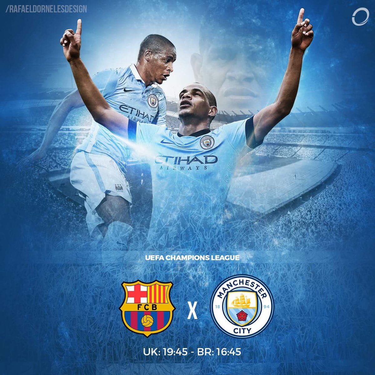 Match day! @ManCity @ChampionsLeague