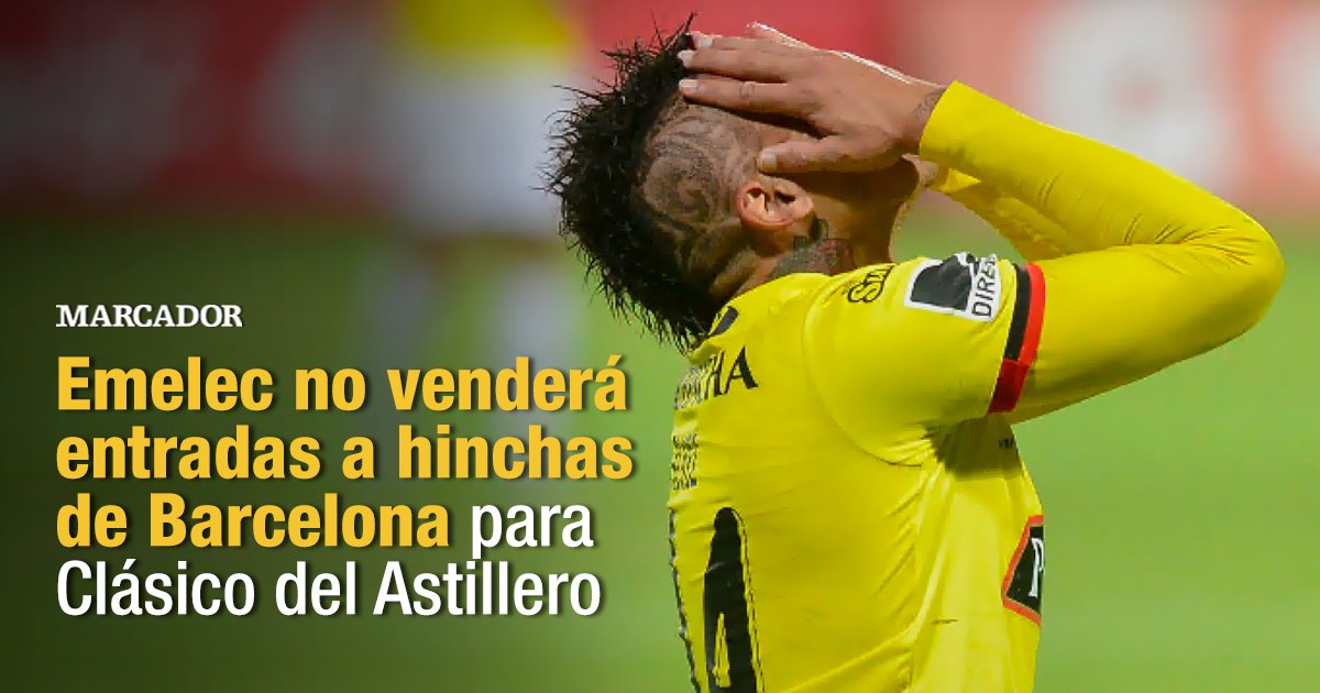 eluniversocom's tweet image. Clásico del Astillero del 26 de octubre se jugará sin hinchas de #Barcelona. Te contamos el motivo ▶️ ow.ly/bvPY305lgBY