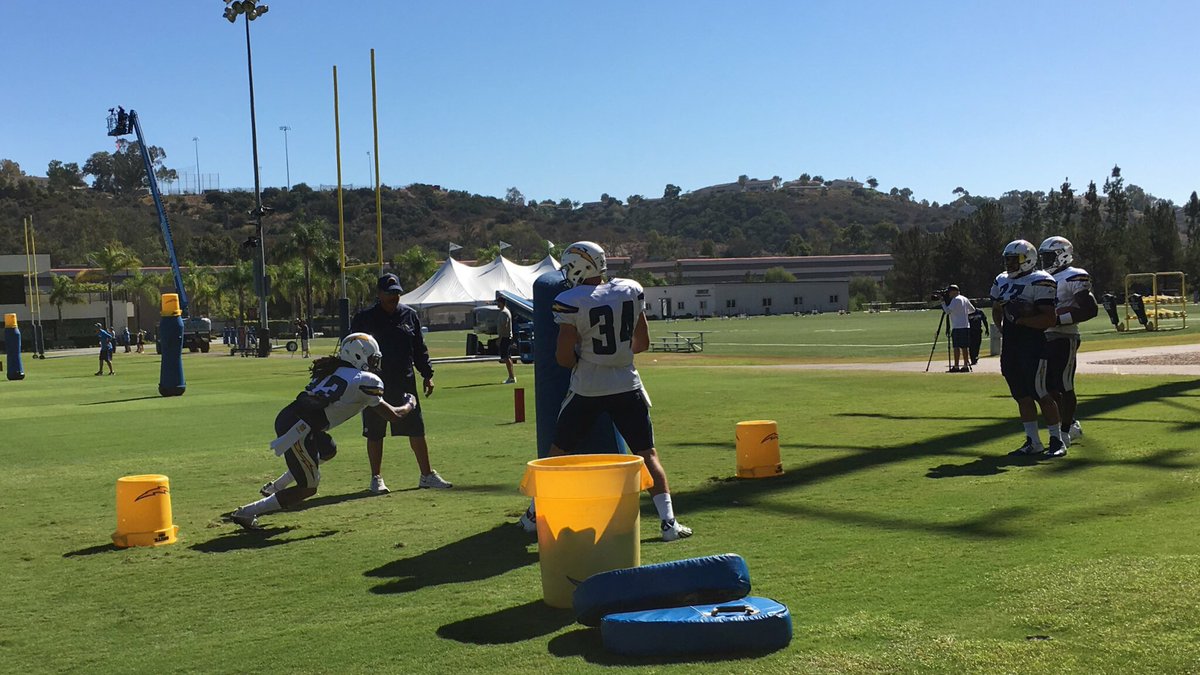 Running through running back drills🏃 https://t.co/DGhFTe4AUO