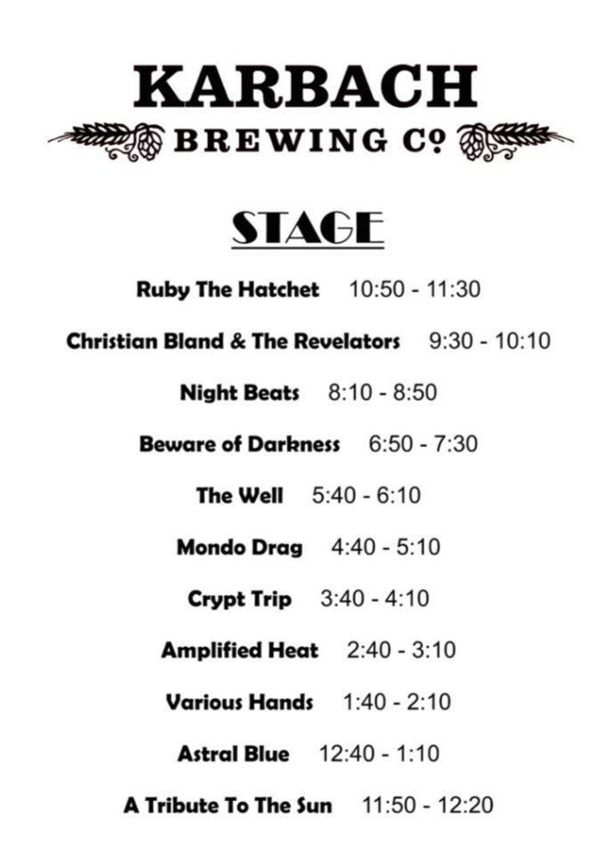 karbachbrewing's tweet photo. Are you ready for @endhipendit?  Take a look at the acts playing the Karbach stage! https://t.co/M3D0zE54Ol