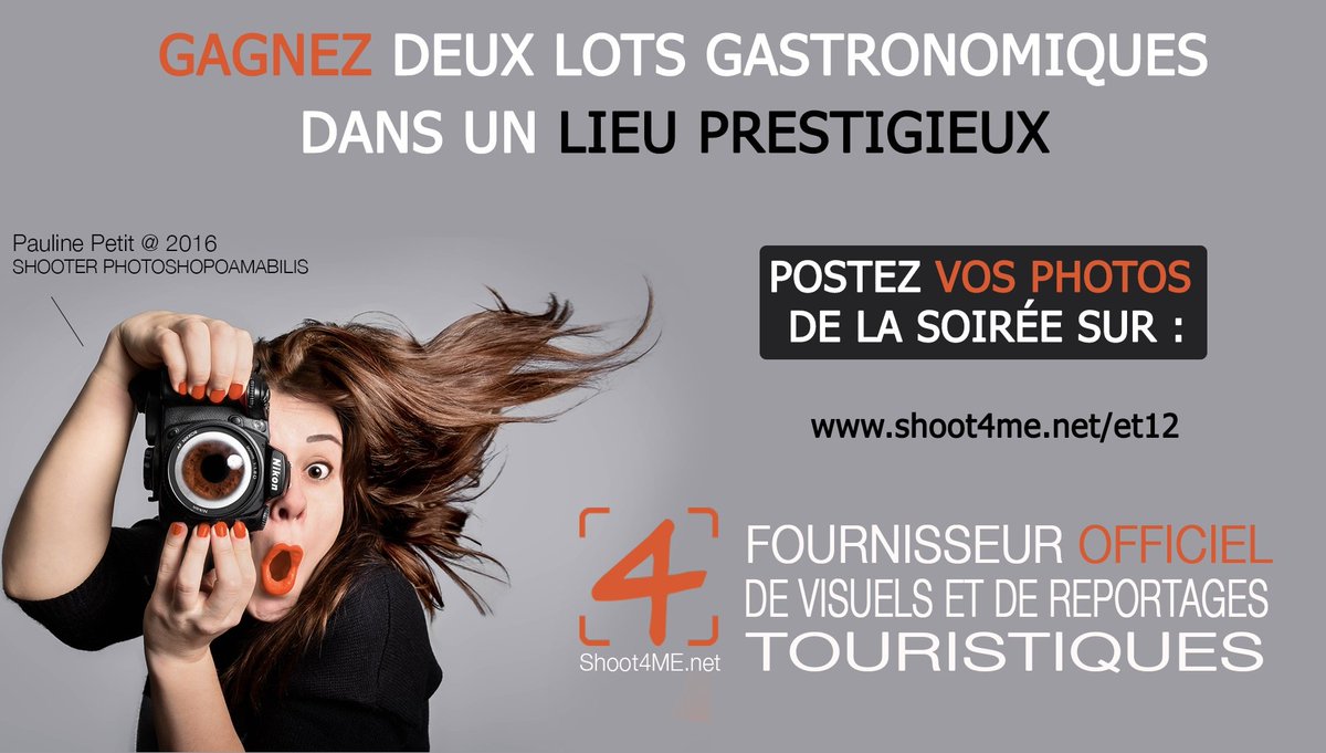 Shoot4ME's tweet photo. #ET12 @Shoot4ME organise le concours de la soirée. Postez vos #photos. https://t.co/rhzYdG0oxr. https://t.co/7pzc6yFfQH