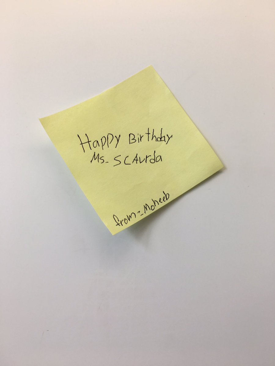 banannagins's tweet photo. This was the sweetest public happy birthday I've received! #posteditontheboardsoeveryonecansee #ilovethe6thgrade #theysangtome https://t.co/CpuY9RpAel