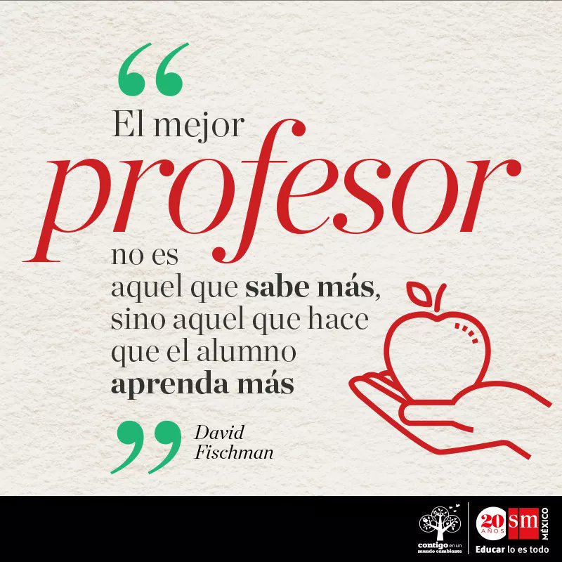 El mejor profesor.<a href="/ConlaCancun/">CONLA Cancun</a>