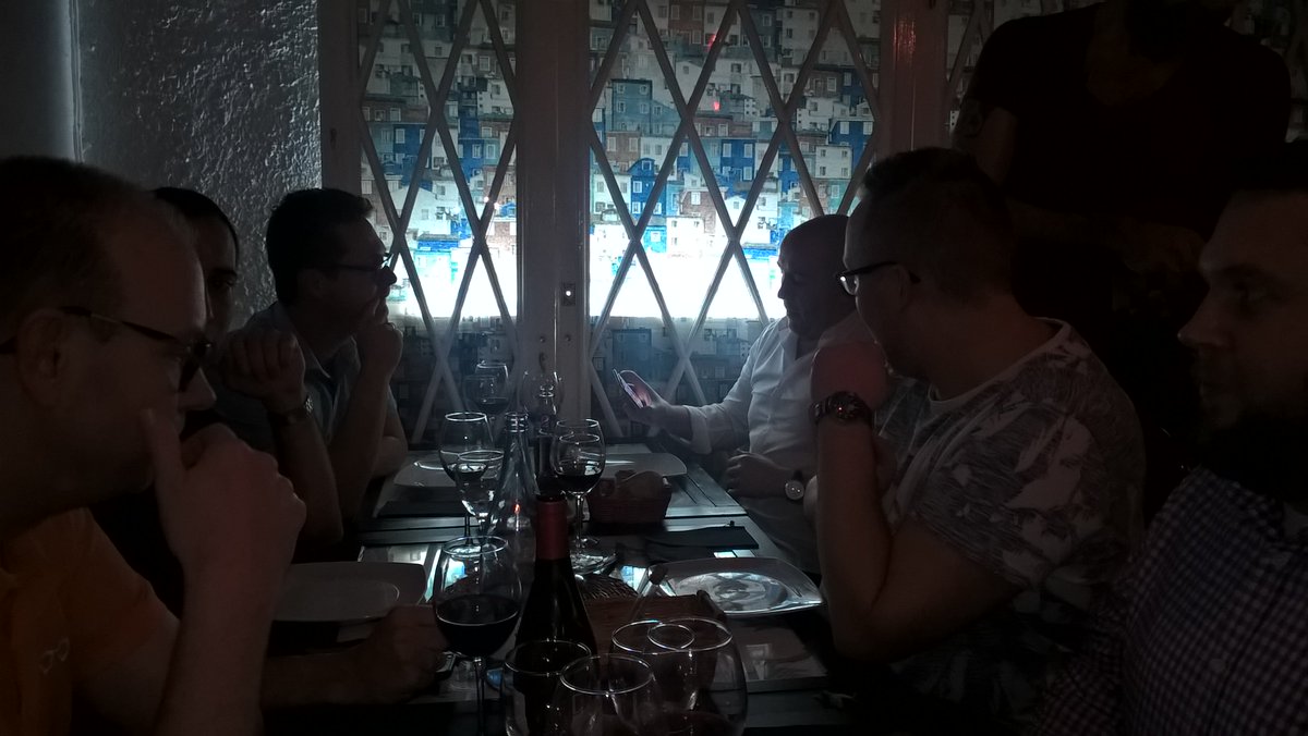 Olivier Bootsma (@vorchestrator) on Twitter photo Having a nice bite with <a href="/virtualhobbit/">Mark Brookfield</a> <a href="/virtualisedgeek/">Matthew Bunce</a> <a href="/vDennisHD/">Dennis Hoegen Dijkhof</a> <a href="/vMBaggum/">Marco van Baggum</a> <a href="/NHagoort/">Niels Hagoort</a> Having a nice bite with <a href="/virtualhobbit/">Mark Brookfield</a> <a href="/virtualisedgeek/">Matthew Bunce</a> <a href="/vDennisHD/">Dennis Hoegen Dijkhof</a> <a href="/vMBaggum/">Marco van Baggum</a> <a href="/NHagoort/">Niels Hagoort</a>