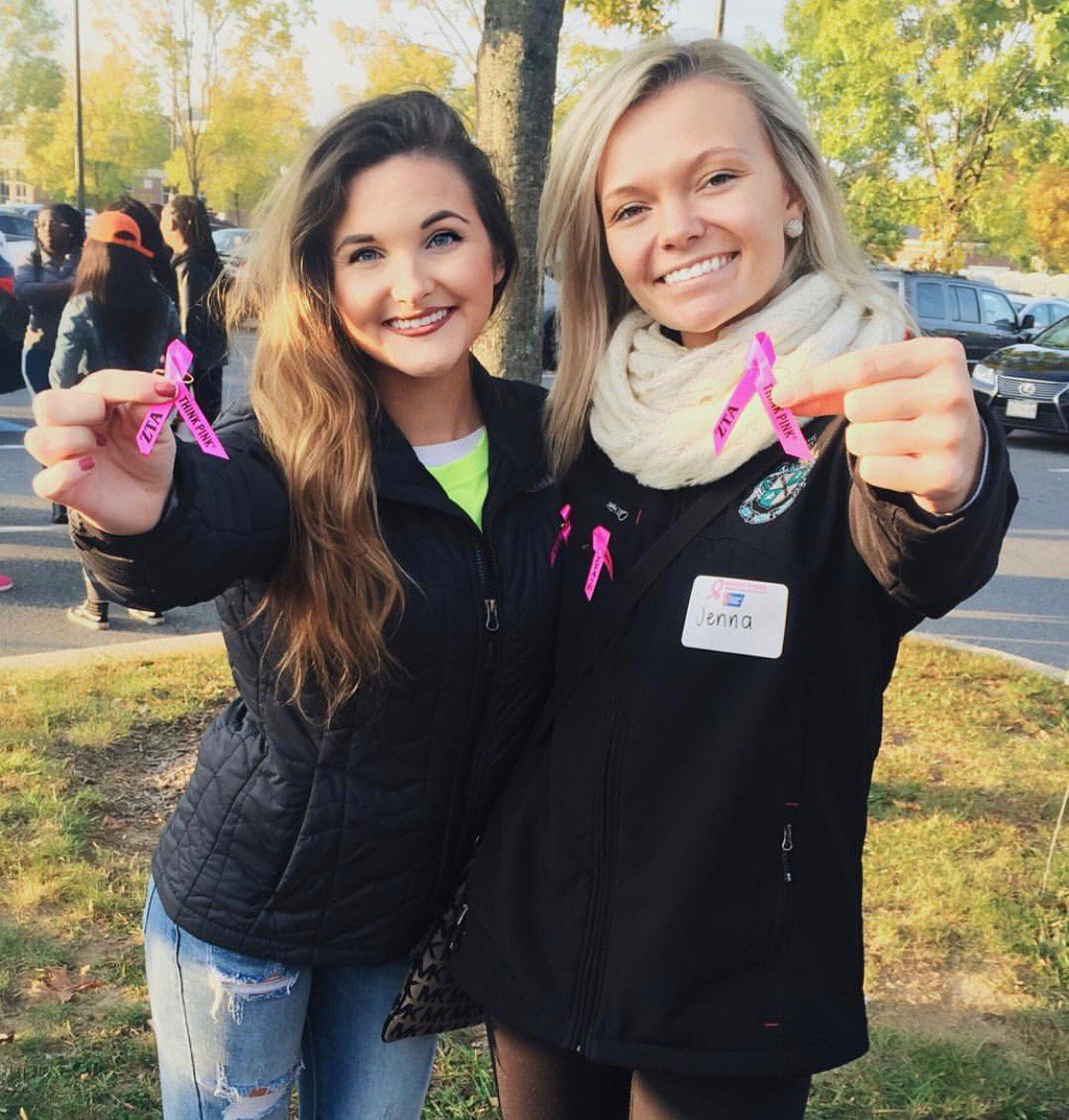 ztatowson's tweet photo. Our sisters had an amazing time this weekend at the ACS Walk,such a great reminder why we choose to be apart of this chapter💕 #Pinktober2016 https://t.co/G1uONlZG9D