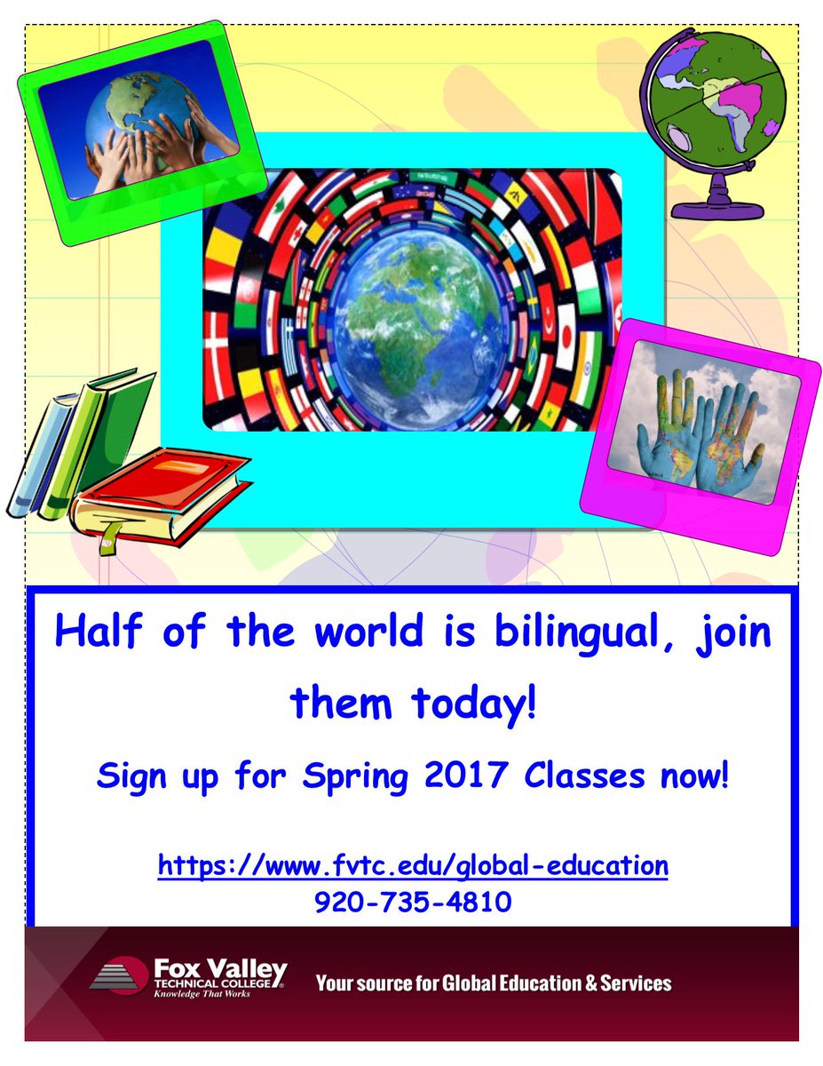 FVTCGlobalEd's tweet photo. Spring classes start January 23rd, sign up today!

https://t.co/rP7JWluiWA https://t.co/dJHNO3CjjC