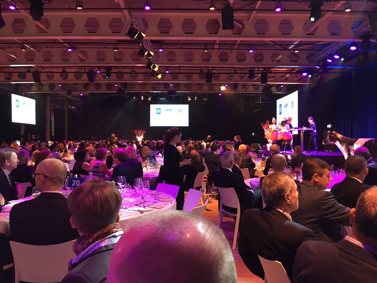 Festive celebration after a fruitful summit with commitments to an even more sustainable #dairy future <a href="/IDFWDS2016/">World Dairy Summit</a> #DaretoDairy