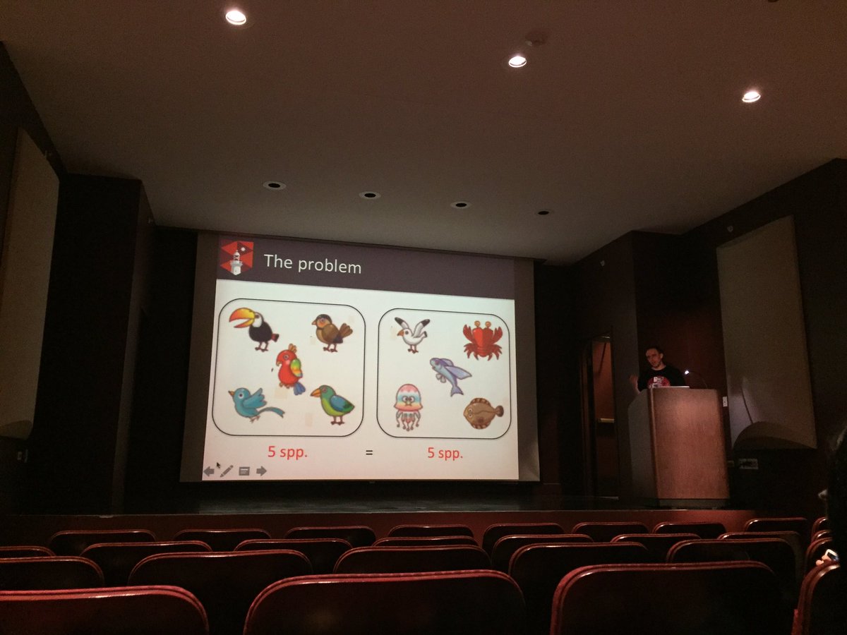 ShaunaLPrice's tweet photo. @GraemeTLloyd My favorite slide of your talk. A realistic depiction of biological diversity. @FieldMuseum https://t.co/NHhAuxReKa
