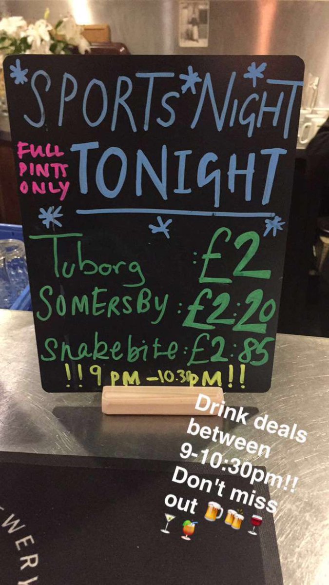 SOAS_bar's tweet photo. Sports night commences at 9pm but the tunes and alcohol are already flowing! Get your night started now~ https://t.co/IxudUURnsj