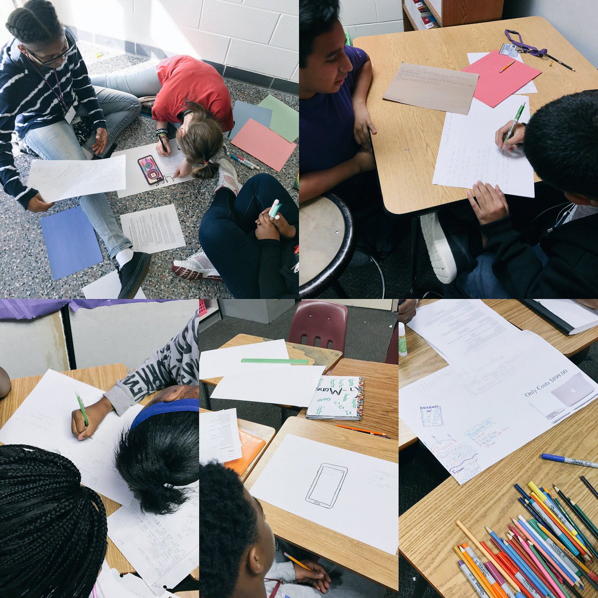 Fletcher4Math's tweet photo. Students working on their Math PIs! #BlackFridayAds #PercentChange #HMSFamily #HMSMath @HumbleISD_HMS https://t.co/tgP5droILu