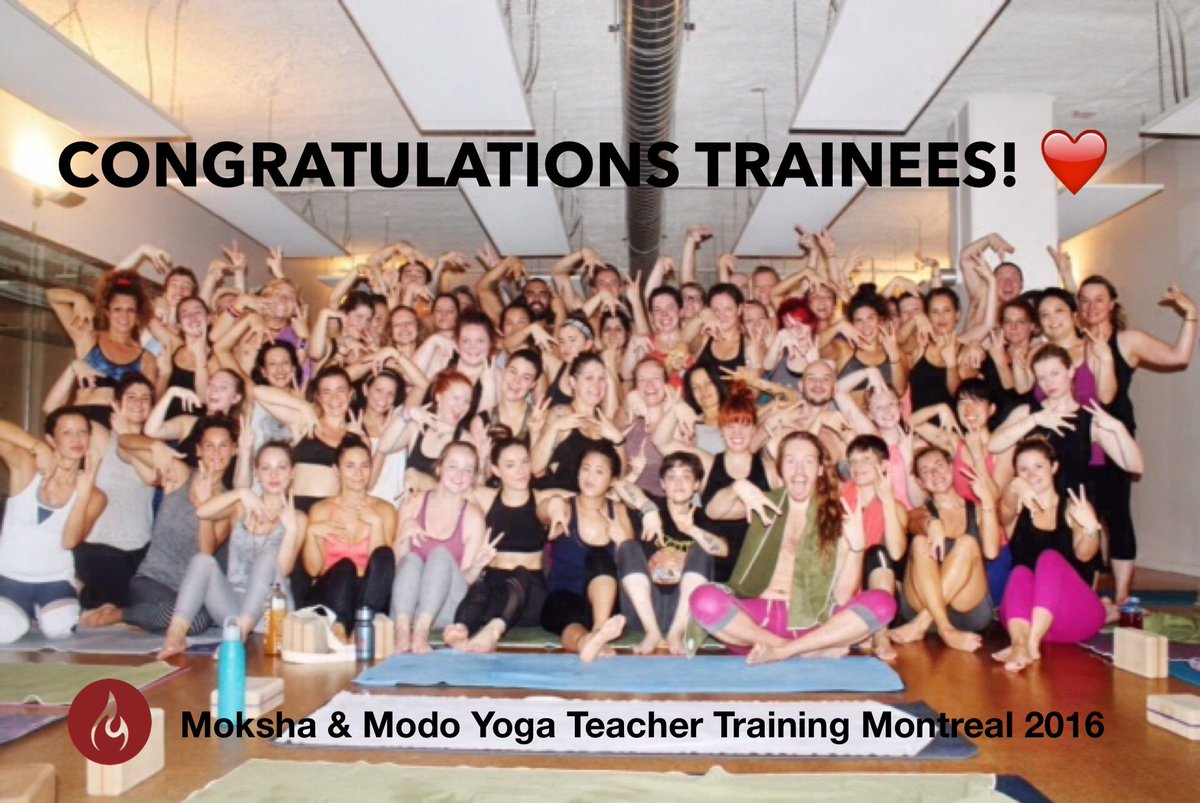 ModoYoga's tweet image. Congratulations to our most recent grads of @modoyoga &amp;amp; @mokshayoga Teacher Training Montreal 2016! #mokshamodolove #inspiredlife