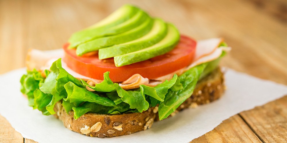 #Avocados can help your body absorb vitamins like D and E. Top off your sandwich with some today! #AvocadoFacts #LoveOneToday
