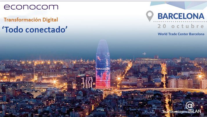 ¡Cita tecnológica en BCN! Mañana se celebra el Foro #TransformacionDigital de <a href="/aslan_es/">Asociación @aslan</a> spr.ly/601988Xzl #InnovationAtEveryLevel