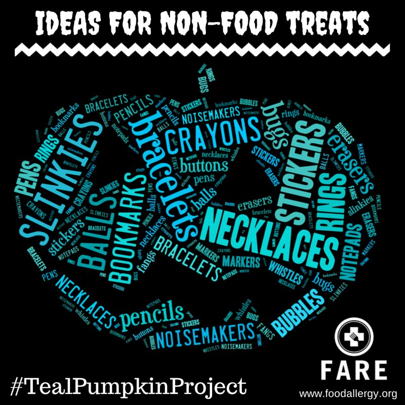 Worried about #gluten in #Halloween candy? Support the #TealPumpkinProject and check out great ideas for non-food treats! <a href="/CCAceliac/">Celiac Canada</a>