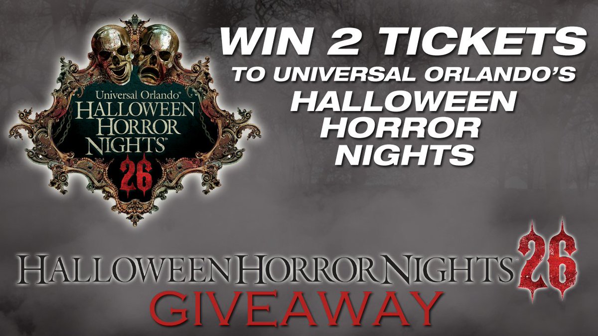 Win a pair of tix to @UniversalORL Halloween Horror Nights ENTER HERE bit.ly/1nz2lyN?utm_me… https://t.co/lRnaPDDDJl