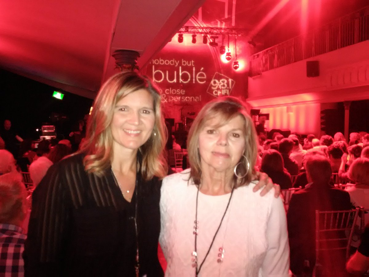 magnoliastjacob's tweet photo. Michael Buble up close &amp; personal about to begin! Thanks for tickets mom &amp;  @CHYM967. #bestmomever https://t.co/NiQOL5F5Ay