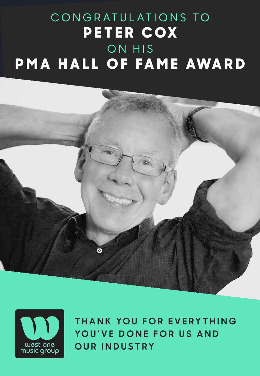 FIREDEARTHMUSIC's tweet photo. A huge congratulations to Peter Cox - Creative Director, The Scoring House - on his Production Music Association Hall Of Fame Award #PMC2016 https://t.co/SryW780Y7q