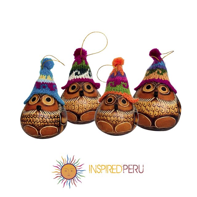 Inspired_Peru's tweet photo. This beautiful owl ornament featured a unique one of a kind hand knitted hat
#InspiredPeru #Handmade https://t.co/15d06P697L