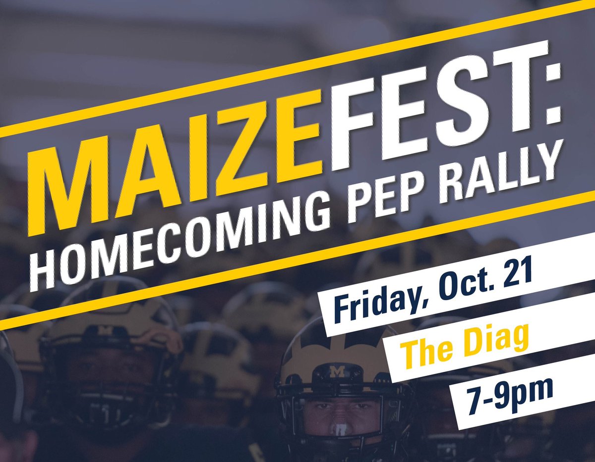 MichiganSpirit's tweet photo. We'll see you all Friday! #GoBlue https://t.co/i4xUvsKAGU
