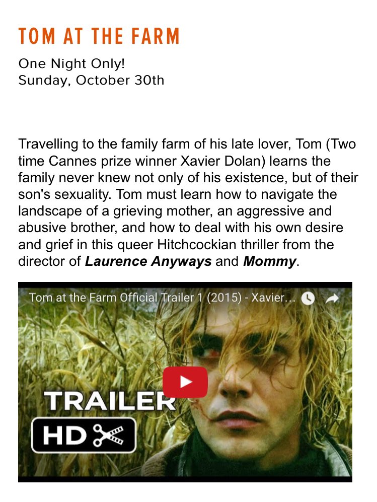 Guess what's coming to <a href="/WatersEdgeCin/">Waters Edge Cinema</a> for Halloween... watersedgecinema.org/info/comingAtt…