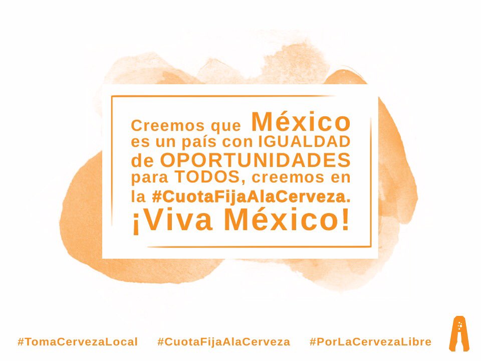 acermexoficial's tweet photo. Cada vez más cerca de alcanzar una #CuotaFijaALaCerveza #TomaCervezaLocal #PorLaCervezaLibre https://t.co/vEQTF7fND9