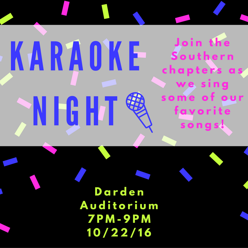 NSMHUCF's tweet photo. Come join us this Saturday for Karaoke night! It will be held in the Darren Auditorium from 7pm - 9 pm #karaoke #nsmhgotstalent #nsmhprstar https://t.co/3pcJSlxnEE