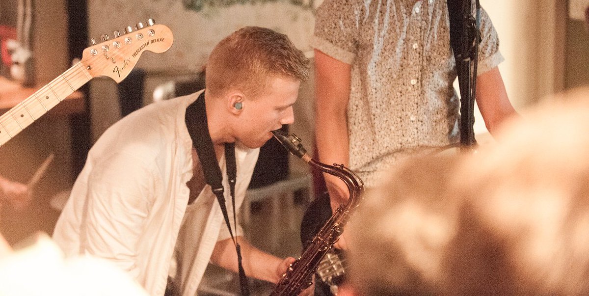SWMRSontour's tweet photo. Seb and his sax appreciation tweet. #bringbackthesax #swmrs https://t.co/Nx1FWw4yg2