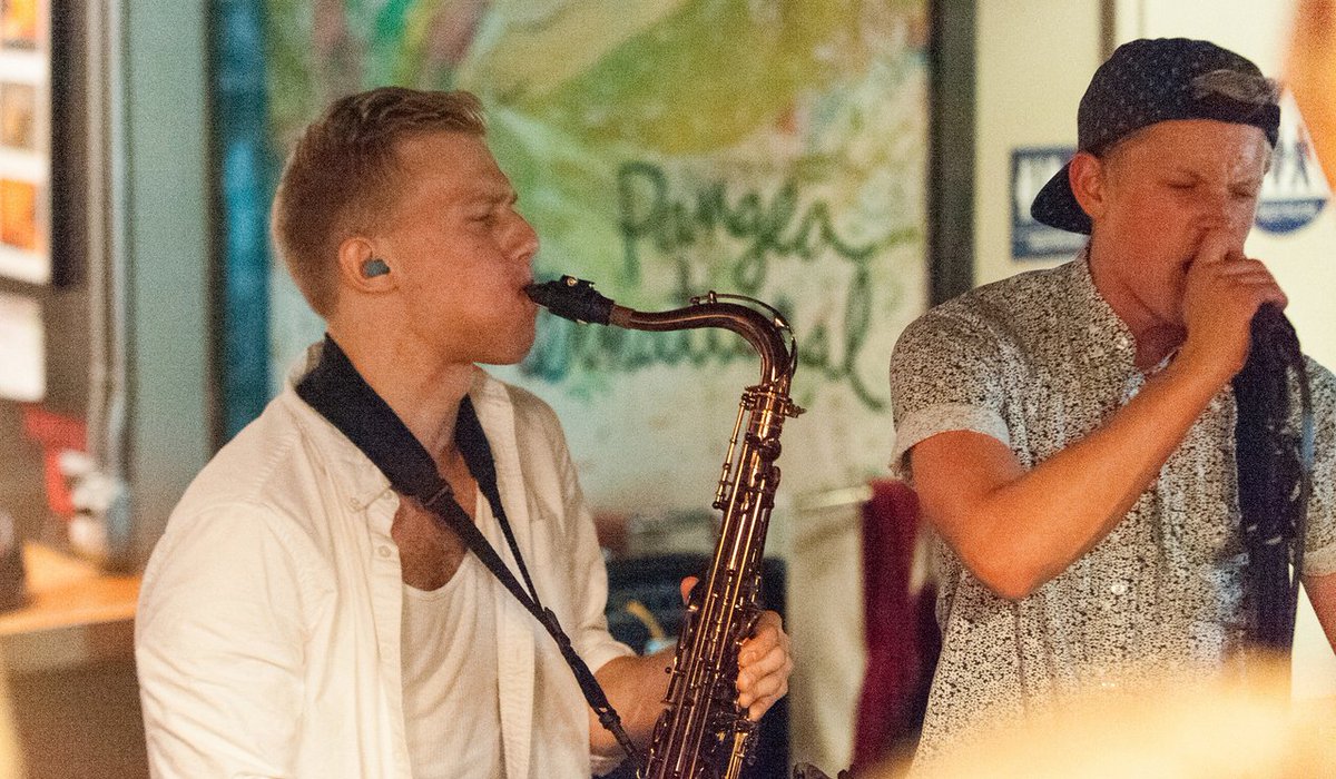 SWMRSontour's tweet photo. Seb and his sax appreciation tweet. #bringbackthesax #swmrs https://t.co/Nx1FWw4yg2
