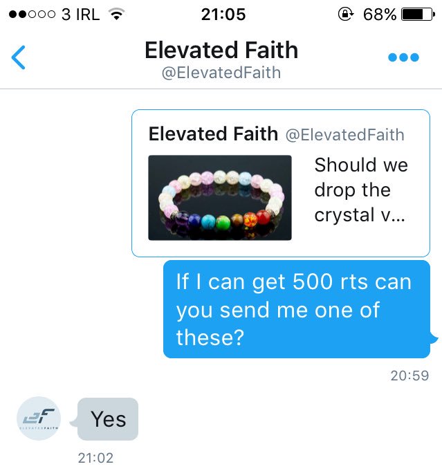 mxgcull's tweet photo. @ElevatedFaith said if I can get 500 rts, they will send me this beautiful bracelet 💓 (please help &amp;I RT) https://t.co/xwImnN0K9g