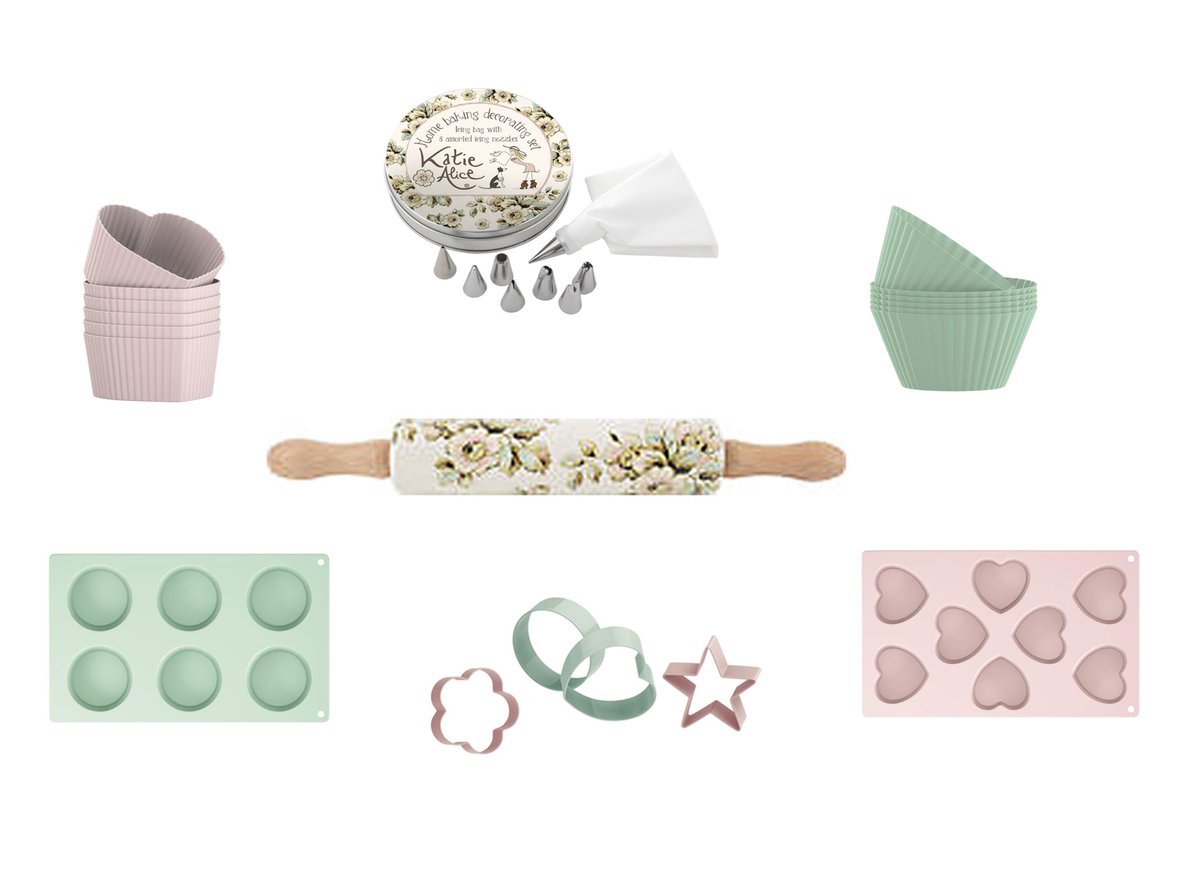 SilverMushroom_'s tweet photo. Semi-Final #WWBO Q: WHAT IS THE DIFFERENCE BETWEEN A BABA AND A SAVARIN? F+RT+answer for your chance to WIN this bakeware bundle! #GBBO https://t.co/guYGle9a6f