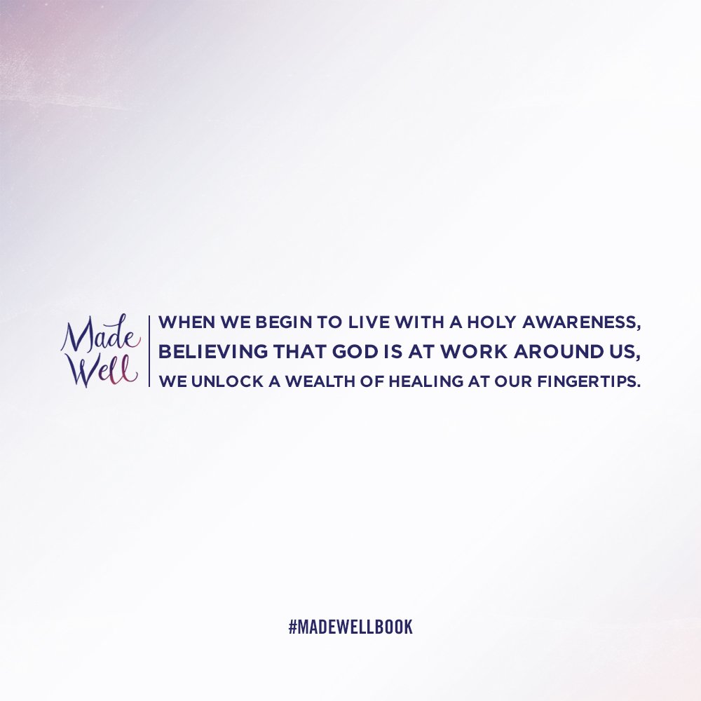 jennysimmons's tweet photo. Pray for holy awareness today; that you might see the fingerprints of God all around you. #MadeWellBook https://t.co/URBQtAzxjU