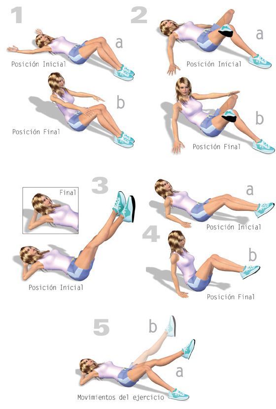 Pesas Ejercicios Para Reducir Abdomen Y Espalda Adelgazar Rutina