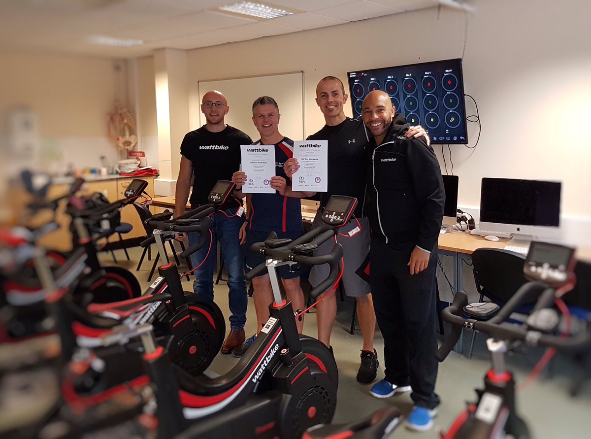 CSGsport's tweet photo. Sport Science Lecturers
@ColegSirGar
#striveforpeakperformance
during @REPsUK approved
@wattbike training
#CSGwattbikehub #collegeofchoice https://t.co/6AMPy8XRce