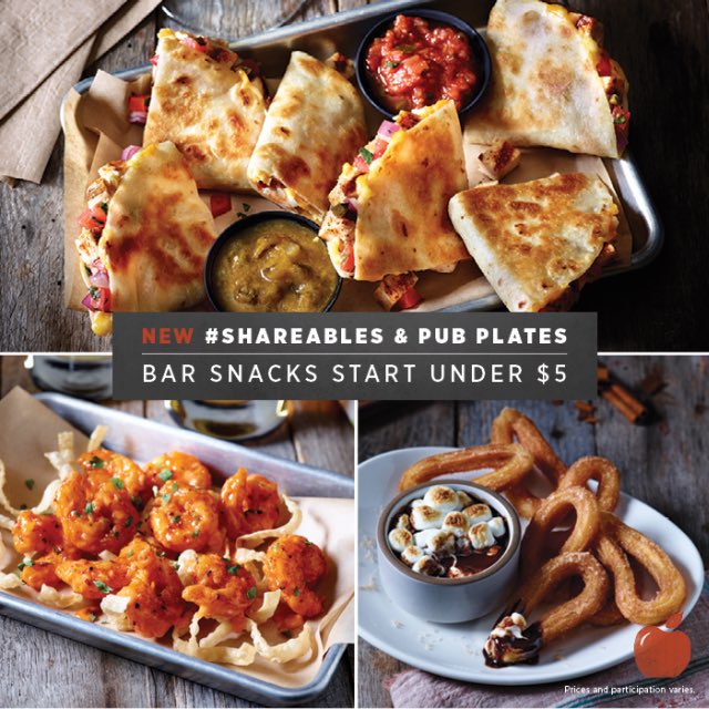 4outof5agree_'s tweet photo. Applebee's appatizers cure cancer? New study says YES https://t.co/hk3i3oVhCc https://t.co/Bp2ChIfKXO