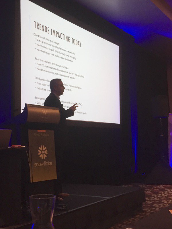 jonb_snowflake's tweet image. .@tonycosentinovr taking the stage at #snowflakedb #Cloud #Analytics event in Seattle.