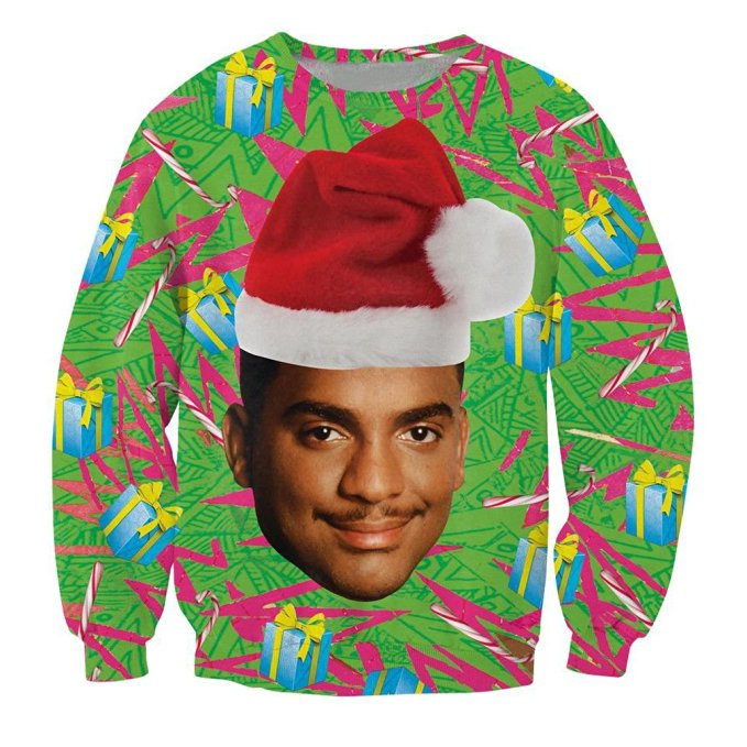 fat kid deals on twitter quot grab this carlton banks ugly christmas sweater topic
