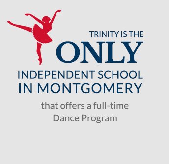 TrinityWildcats's tweet photo. Did u know that Trinity is the only independent school n Montgomery that offers a full-time dance program. https://t.co/fydh9L7SXe