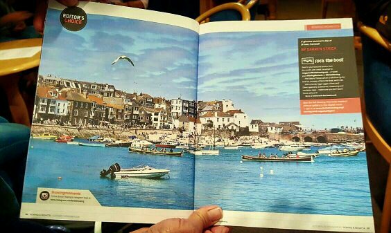 Many thanks <a href="/BritishRowing/">British Rowing</a> for featuring my pic from St Ives Gig Regatta back in the Summer! 😀 #Cornwall #GigRowing