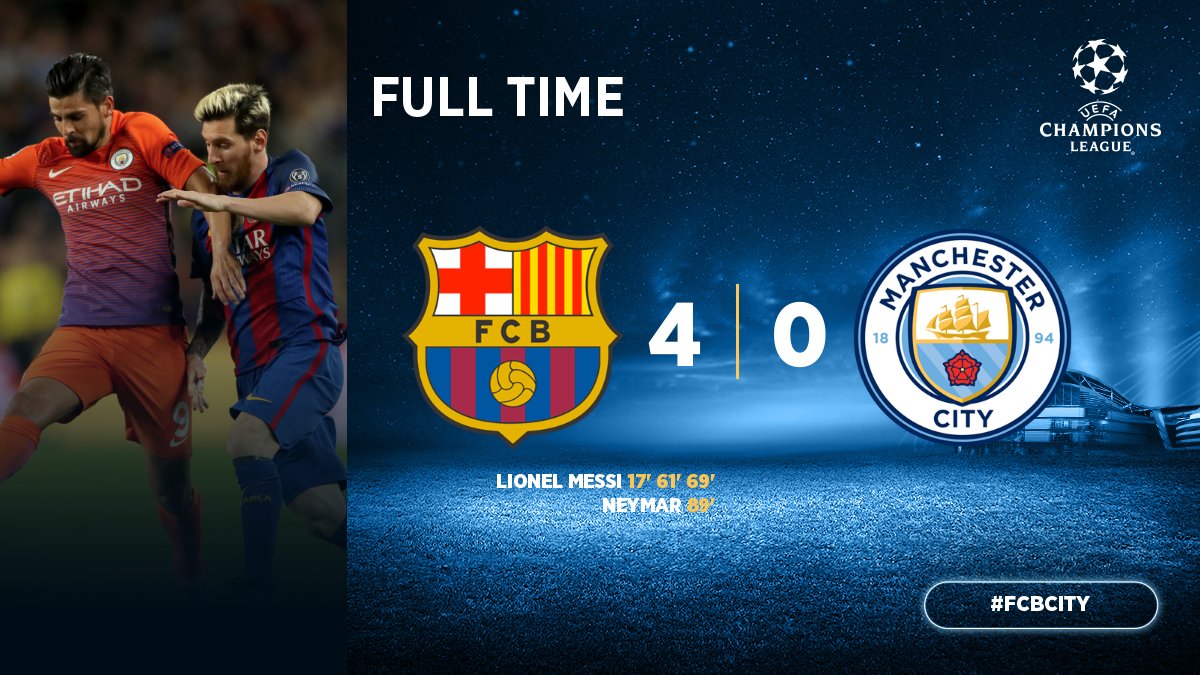 Barça contra manchester city