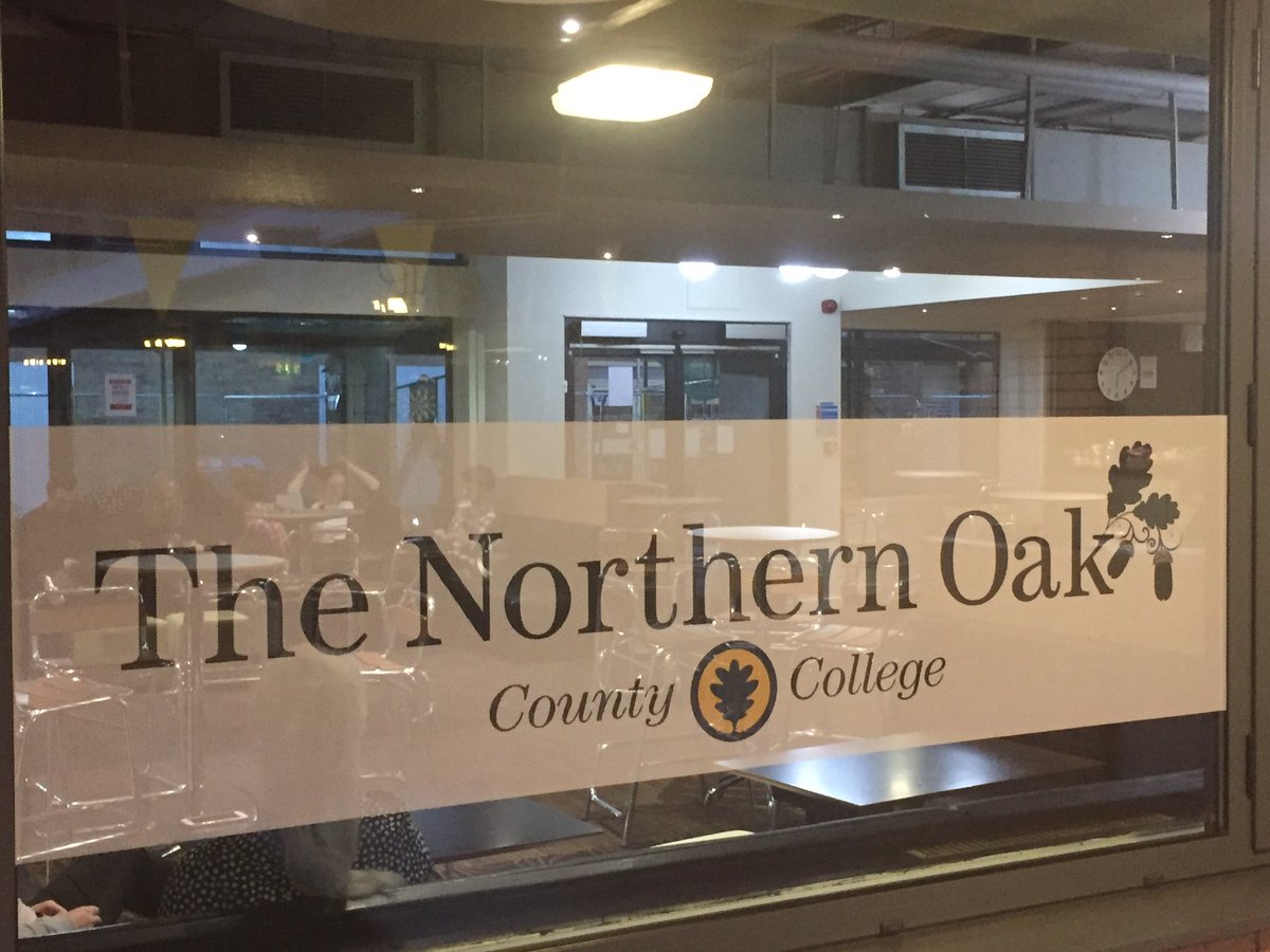 CountyCollege's tweet photo. We are loving the new signage at The Northern Oak! #LoveCounty https://t.co/udl9Vo6htF