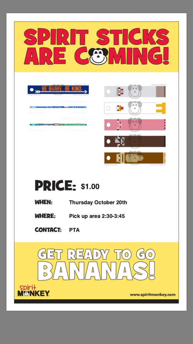 Spirit Stick Sale tomorrow