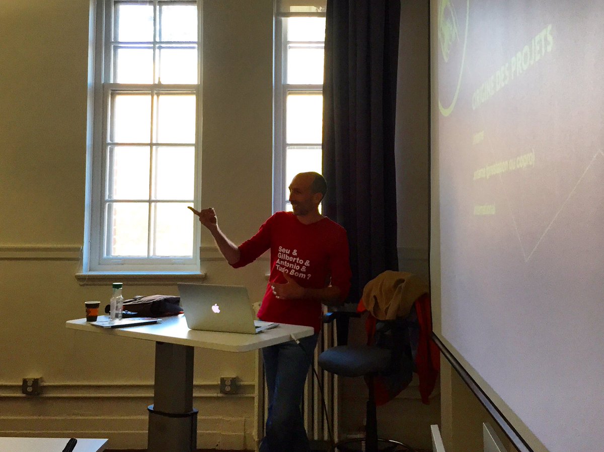 inis_mtl's tweet photo. Fin du jour 2 pour la formation de @davduf, "Webdoc - Nouvelles écritures interactives" ! @Kolamz de @kngfu était présent comme invité ! https://t.co/jzdGVK4oAt