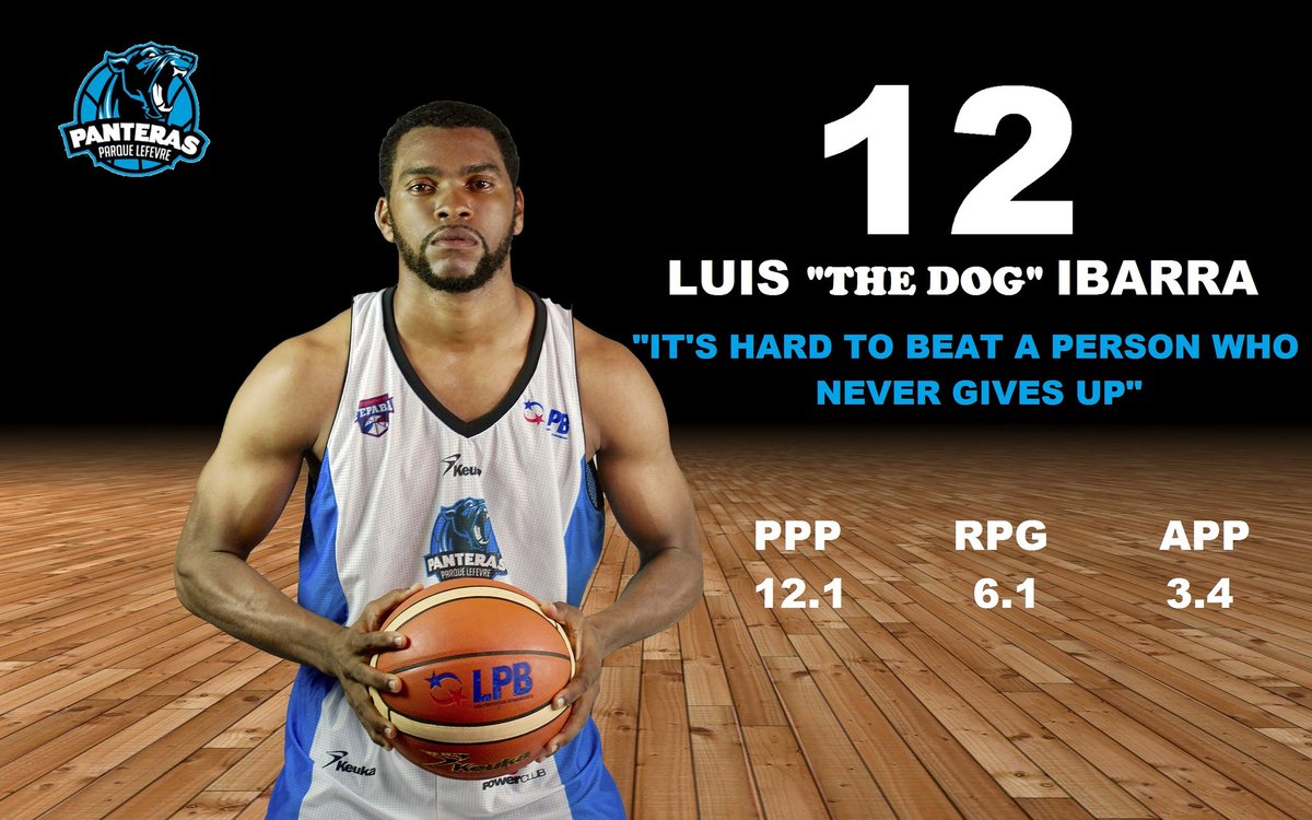 Luis "El Dog" Ibarra  #12 jugador de las Panteras  <a href="/lpbpanama/">LPB Panamá</a> <a href="/CoachLuisjulio/">Luis Julio</a>