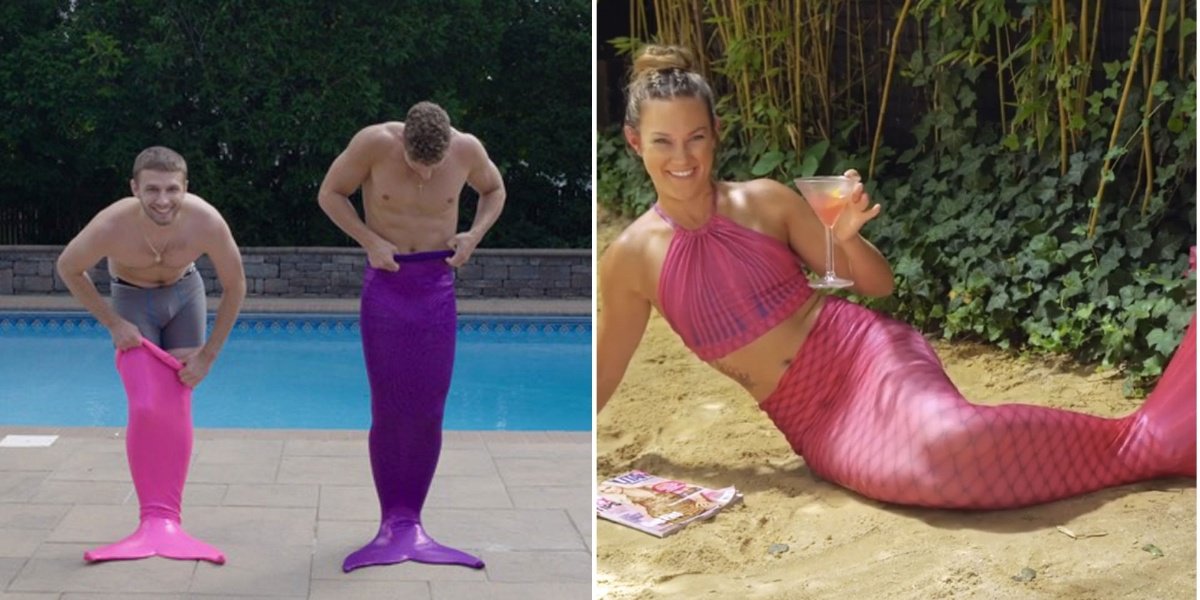 Cosmopolitan's tweet photo. Watch Clueless Guys Fail Epically at This Mermaid Workout https://t.co/zmvVy5T80y https://t.co/QyrD9sImWn
