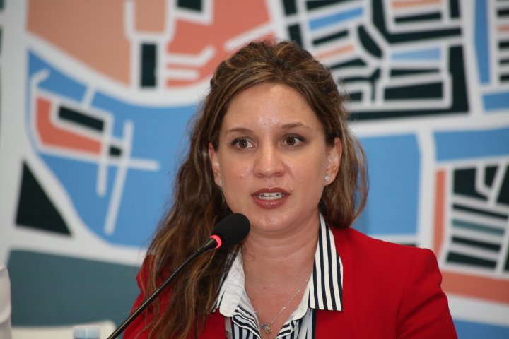 CFN_ECUADOR's tweet photo. .@paulivillap de @Ruta_n 'Tenemos un ecosistema de innovación basados en 4 pilares' #NetworkingCFN #AlideEnHábitat https://t.co/P4kF9cYHgQ