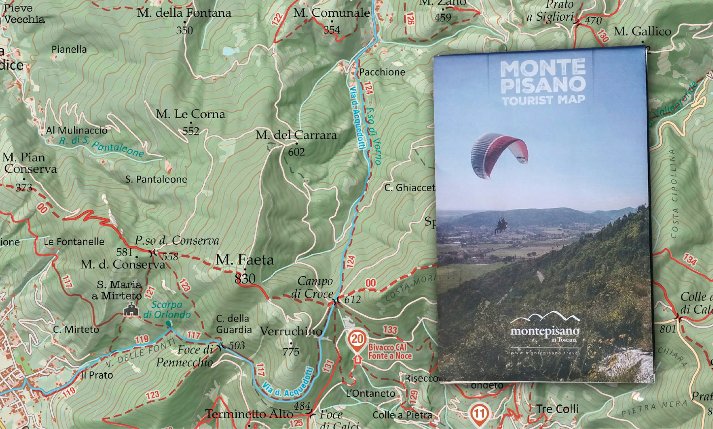 openstreetmap's tweet image. Web maps &amp;amp; printable tourist maps of Monte Pisano, Italy by Marco Barbieri webmapp.it shown at #OSMIT